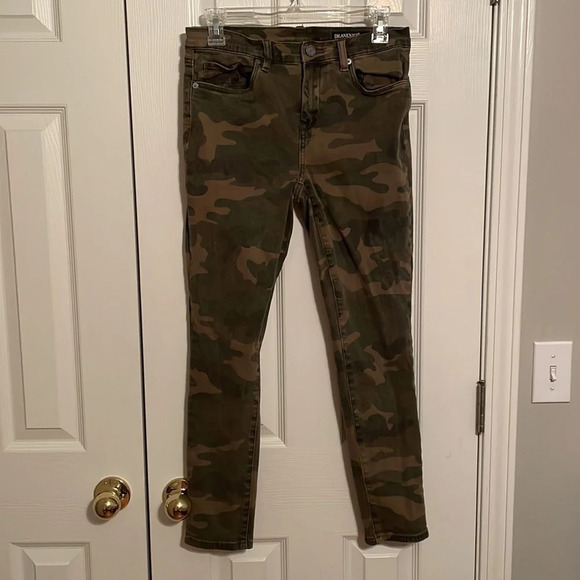 BLANKNYC Green Camo The Reade Crop Jeans Size 28 Skinny Sexy Cotton Spandex - Picture 2 of 7